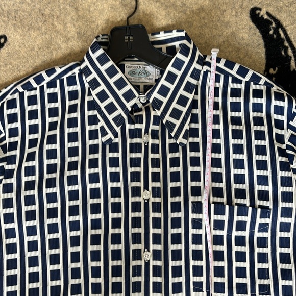 Vintage Men’s 1970’s geometric dress shirt - Picture 11 of 12